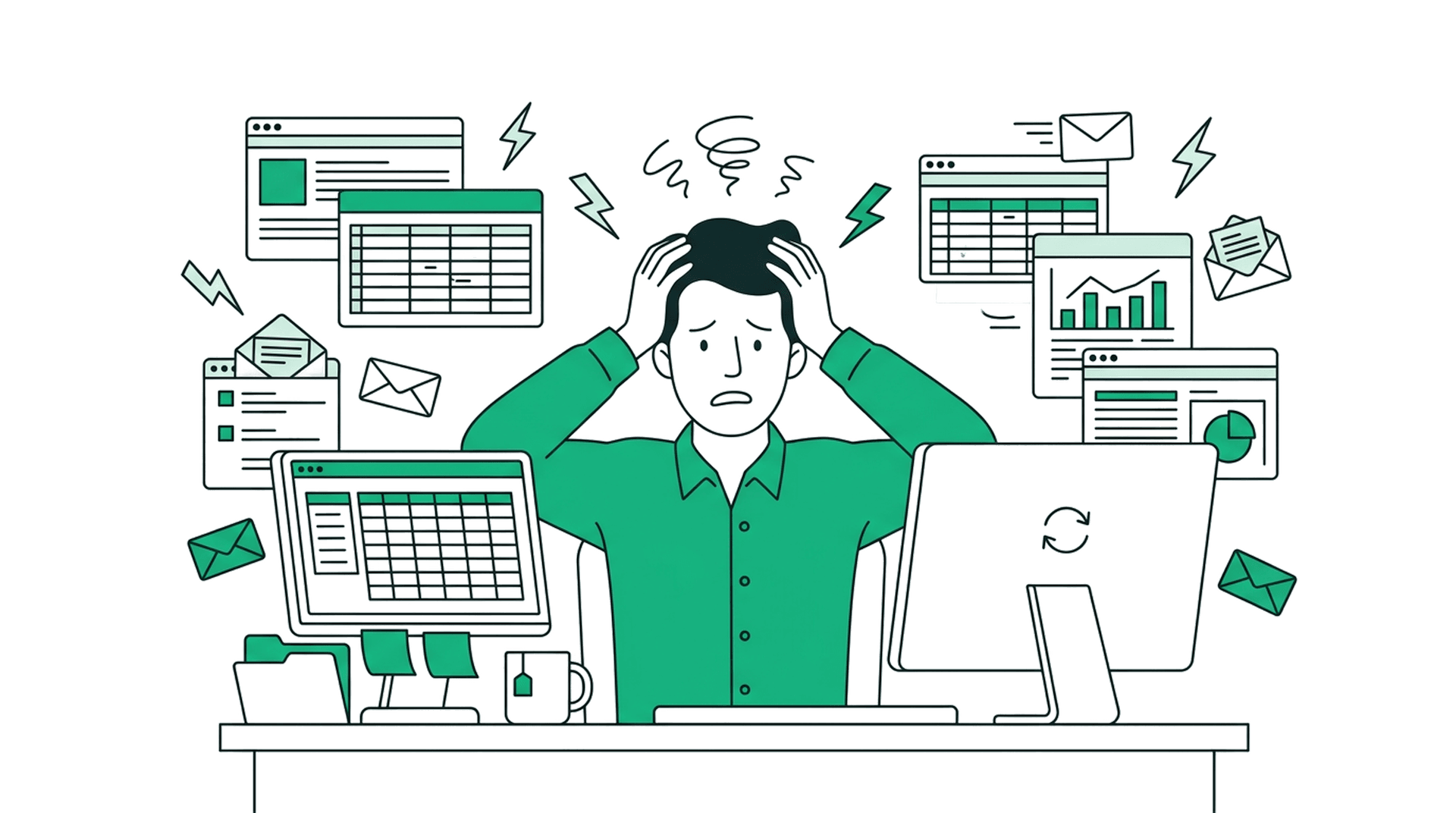 Überfordert von manuellen Prozessen, Excel und Systembrüchen